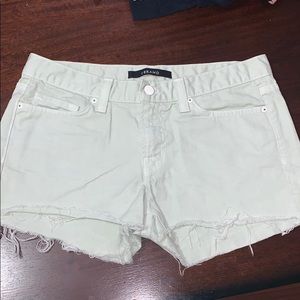 J brand Mint green shorts